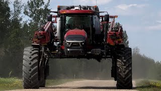 SOUND  Brand NEW Case Patriot 4450 Sprayer  PflanzenschutzSpritze  Raps spritzen [upl. by Nicky]