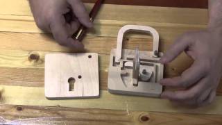 Scroll Saw Padlock [upl. by Katt419]