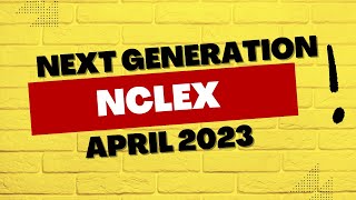 NEXT GENERATION NCLEX  NCLEX HIGH YIELD [upl. by Anahsat]