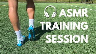 ASMR Individual Training Session in Under Armour Shadow Elite 2  FootballSoccer training session [upl. by Drofdeb]