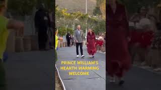 PRINCE WILLIAM BREATHTAKING WELCOME AT THE ERATHSHORT CEREMONY IN CAPTOWN [upl. by Ayita721]