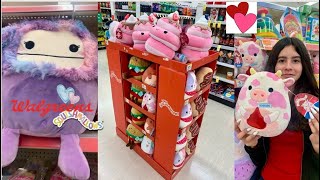 NEW 2024 Valentines Day SQUISHMALLOWS at Walgreens Bigfoots cows and more [upl. by Him]