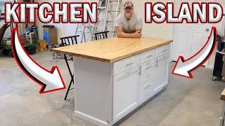 Easy Diy Kitchen Island Tutorial  Stepbystep Guide [upl. by Langston]