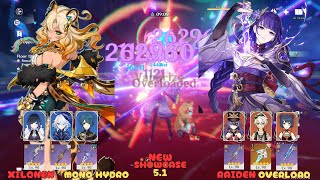 C0 Xilonen Classico Mono Hydro amp C2 Raiden Overload  ABYSS 51  Floor 12  9⭐  Genshin Impact [upl. by Alroy201]