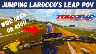 I FINALLY JUMPED LAROCCO’S LEAP 450’s Battling at Red Bud Amateur Day ProAm GoPro Hero 11 POV [upl. by Keelby409]