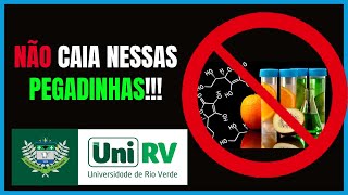 O que não estudar em química para a UniRV [upl. by Hameean]