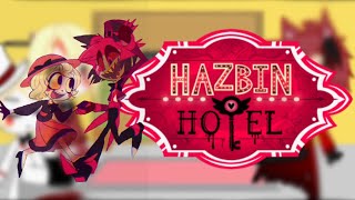 HH Alastor Lucifer and Charlie react to Charlastor \Hazbin Hotel [upl. by Emlin772]