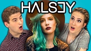 TEENS REACT TO HALSEY [upl. by Kilgore]