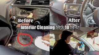 Car Interior Cleaning at HOME  Step By Step [upl. by Jannel]