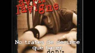 Avril Lavigne  Dont Tell Me  Español [upl. by Sucramat116]