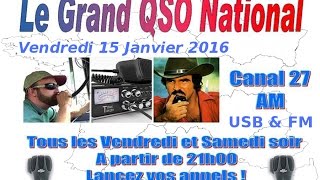 15 01 2016 Le Grand QSO National du Cx 27 [upl. by Retloc]