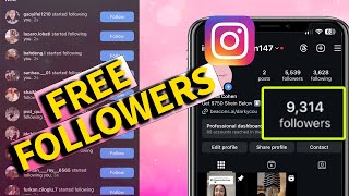 How I Got Free Instagram Followers  New Free Instagram Followers Method 2024 iOS amp Android [upl. by Ainiger]