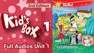 🟥 Kids Box 1 FULL AUDIO 🔊 Unit 1 · Hello ⭐ [upl. by Rene]