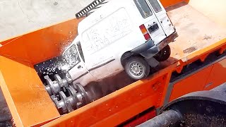 10 Most Powerful Shredders in Action of crushing [upl. by Onitnerolf]