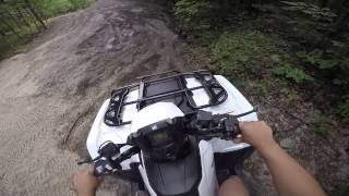 2015 Honda Foreman 500 Rubicon Review and riding [upl. by Bernadina]