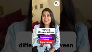 Ingenious vs Ingenuous learnenglish whatsthedifference vocabulary ingenious ingenuous [upl. by Anallese]