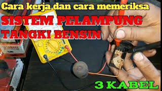 Cara kerja dan cara memeriksa sistem pelampung tangki bensin motor [upl. by Fae]