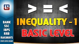 INEQUALITY  BASIC LEVEL  PART 1  MATHS  IBPS  RRB  SBI  SSC  RAILWAY  MATHS BY ARUN SIR [upl. by Knepper53]