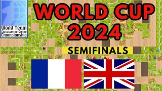 FRANCE vs UK  SEMIFINALS of Carcassonne World Cup 2024 [upl. by Nikolaus]