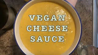 how to make vegan cheese sauce  vegan mac n cheese vegan nacho cheese with cashews [upl. by Jennica]