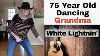 75 Year Old Grandma Dances to White Lightnin by George Jones [upl. by Rolecnahc941]