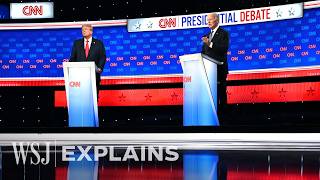 Unsteady Biden a Subdued Trump The Debate Analyzed  WSJ [upl. by Claude906]