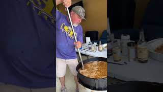 15 Gallon Jambalaya HOW TO COOK A 15 GALLON JAMBALAYA [upl. by Aihsirt]