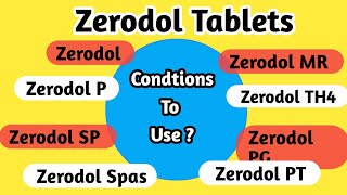 Different Types of Zerodol Tablets [upl. by Zins]