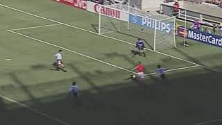 Dennis Bergkamp amazing goal against Argentina1998 World Cup [upl. by Row714]