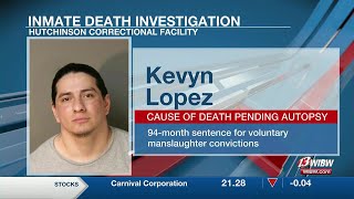 Hutchinson Correctional Facility inmate death investigated [upl. by Knighton]