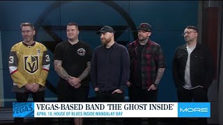 Vegas band The Ghost Inside talks new album amp concert [upl. by Rehpotsirc]