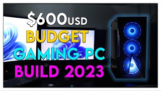 600 Budget Gaming PC Build 2023 [upl. by Nohsad79]