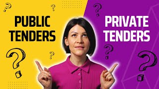 The Difference Between PUBLIC Sector and PRIVATE Tenders  What You Need to Know [upl. by Ditzel]