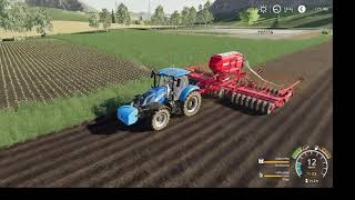 02 Primeiro Plantio de Trigo Farming Simulator 19 [upl. by Merri]