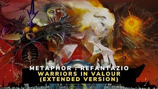 Metaphor  ReFantazio  EXTENDED VERSION Warriors in Valour Battle Theme [upl. by Eilujna]