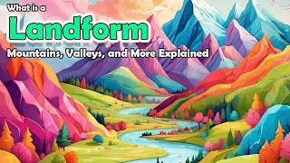 What Is A Landform  Mountains Valleys And More Explained [upl. by Lynnet]