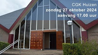 CGK Huizen  zondag 27 oktober 2024  1700 uur [upl. by Einhpad]