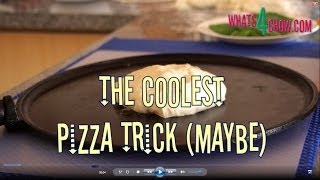 The Coolest Pizza Trick Ever How to roll pizza bases The quickest way to roll a pizza base [upl. by Ahsiekyt595]