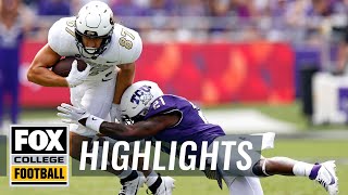 Colorado Buffaloes vs No 17 TCU Horned Frogs Highlights  CFB on FOX [upl. by Norud460]