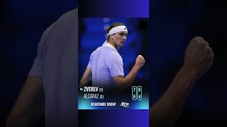 Tennis Turin 2024 Zverev is the first to reach the semifinals from the Newcombe Group 👏 shorts [upl. by Anael456]