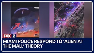 Miami police debunk rumor of alien at mall [upl. by Adnol]