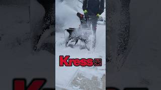 Kress 60V Battery Snow Blower ITS LEGIT diysnowremoval [upl. by Anole]