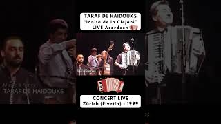 Ionita de la Clejani 🎹 LIVE la Acordeon 1999 shorts clejani tarafdehaidouks acordeon live [upl. by Auroora]