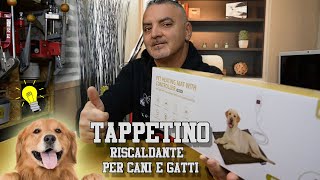 tappetino riscaldante per cani e gatti [upl. by Saiff602]