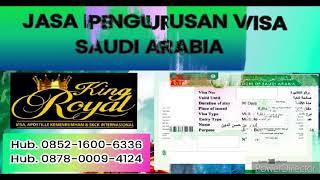 JASA PEMBUATAN VISA SAUDI ARABIA [upl. by Atolrac23]