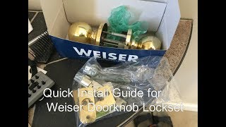 Quick Guide on How To Install Doorknob Lockset [upl. by Aratal149]