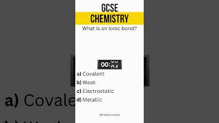 GCSE Chemistry  Ionic Bonding Quiz [upl. by Tigges]