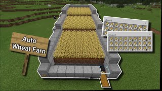 How to make an Auto Wheat Farm in Minecraft [upl. by Siol]