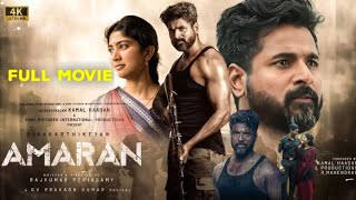 Amaran Full Movie in Hindi 2024  New Hindi Movie  Sivakarthikeyan  Sai Pallavi Review and Facts [upl. by Ahtikal592]