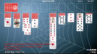 How to play Spider Solitaire includes spider solitaire rules [upl. by Raddi]